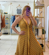 Yellow heart gitano dress